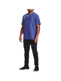 UNDER ARMOUR T-shirt Uomo Blue girocollo con logo BLUE