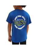 VANS T-shirt Bambino Blu con maxistampa BLUE