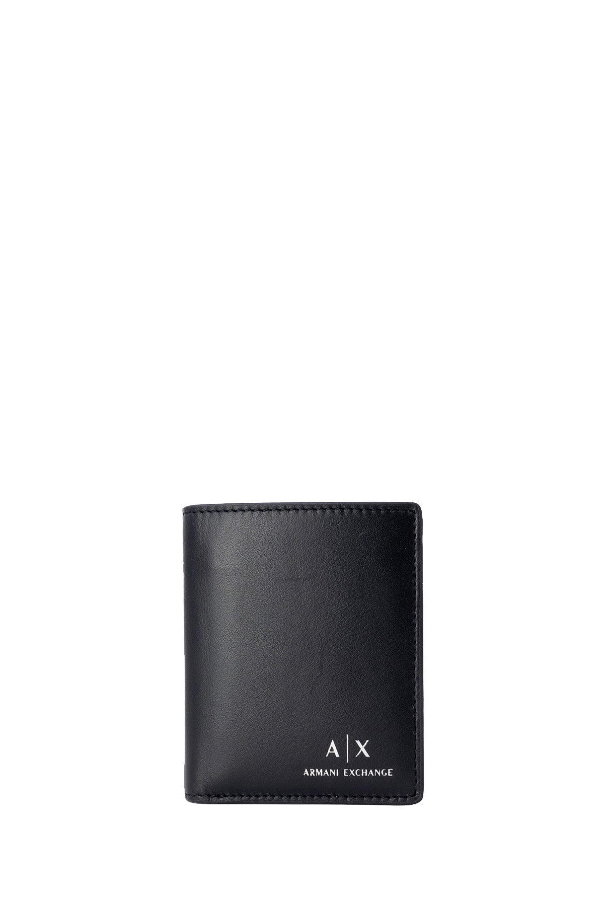 ARMANI EXCHANGE Portafoglio Uomo Logo Frontale Nero Nero