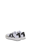 ARMANI EXCHANGE Sneakers Uomo Logo Impresso Bianco Nero Bianco/nero