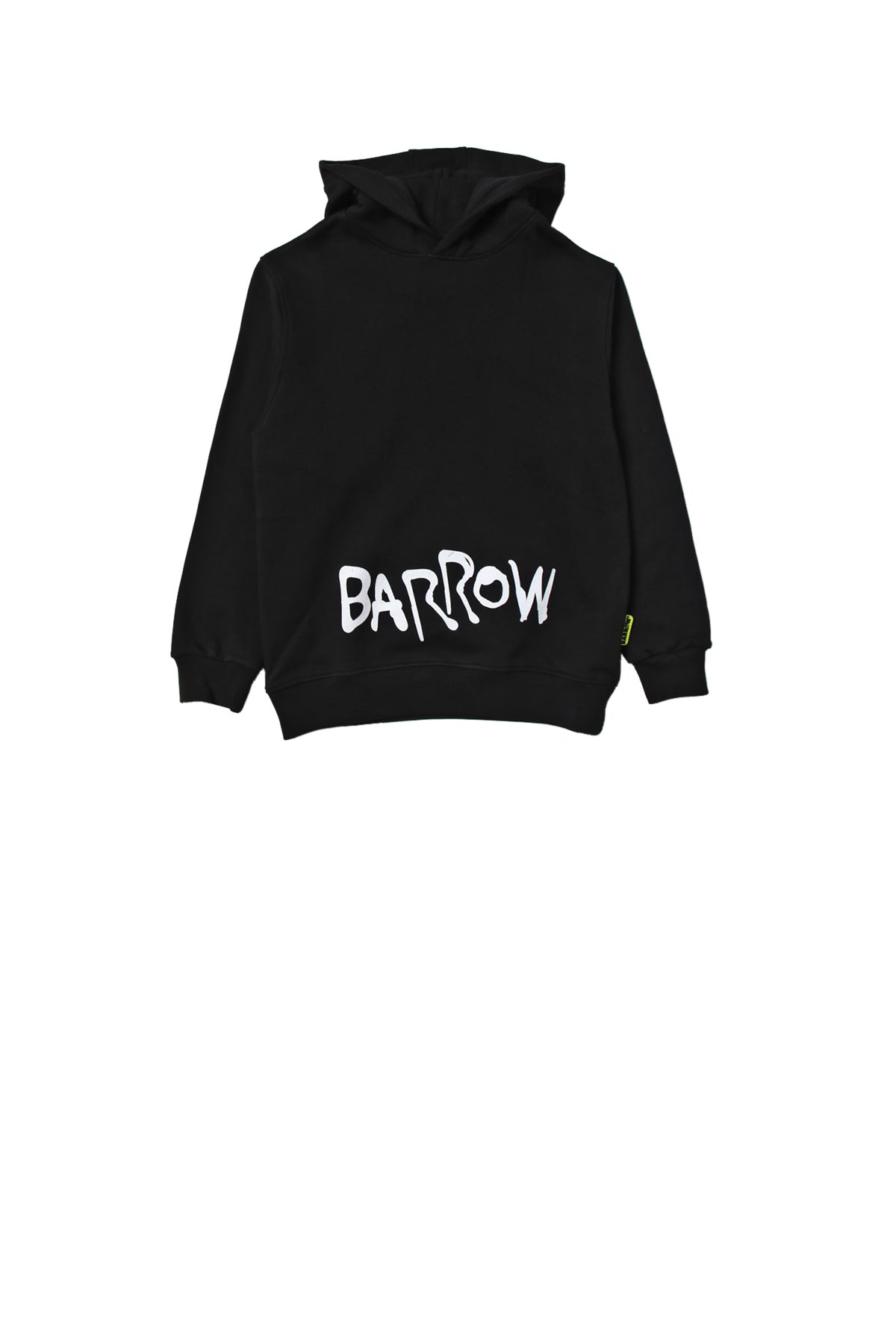 BARROW Felpa Logo Frontale Unisex Bimbo Nero Nero