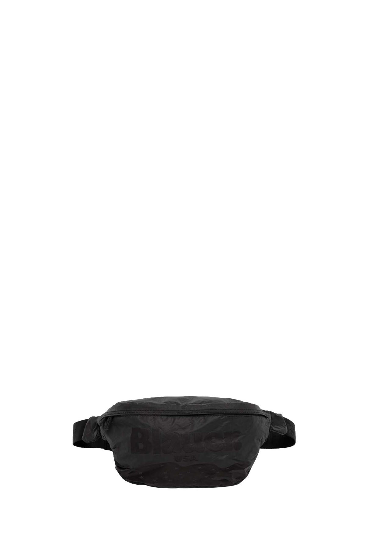 BLAUER Marsupio Uomo Logo Tono Su Tono Nero Nero