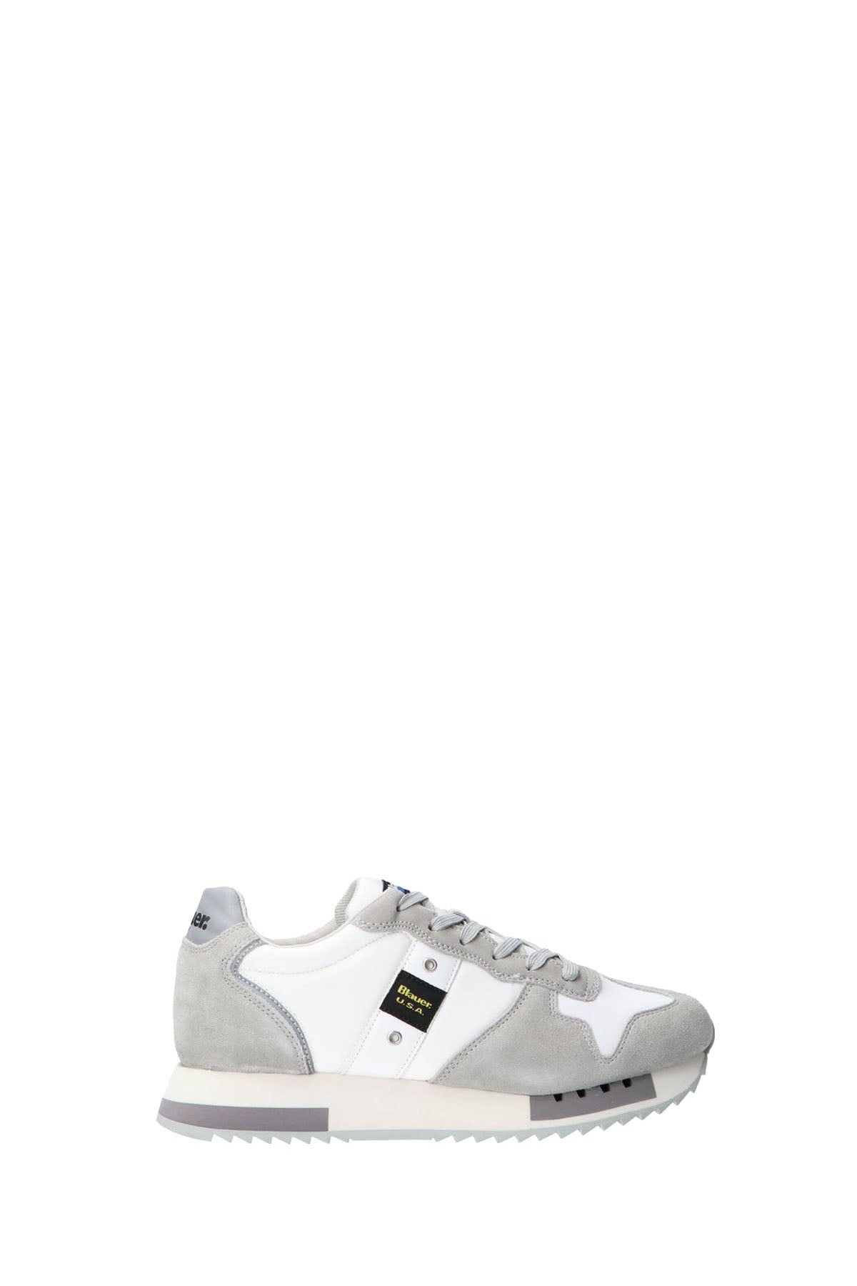 BLAUER Sneakers Uomo Queens Taslan Running Bianco Bianco
