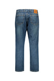 BRIAN BROME Jeans Uomo Patch Logo Retro Denim DENIM