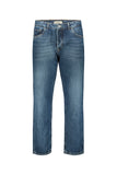 BRIAN BROME Jeans Uomo Patch Logo Retro Denim DENIM
