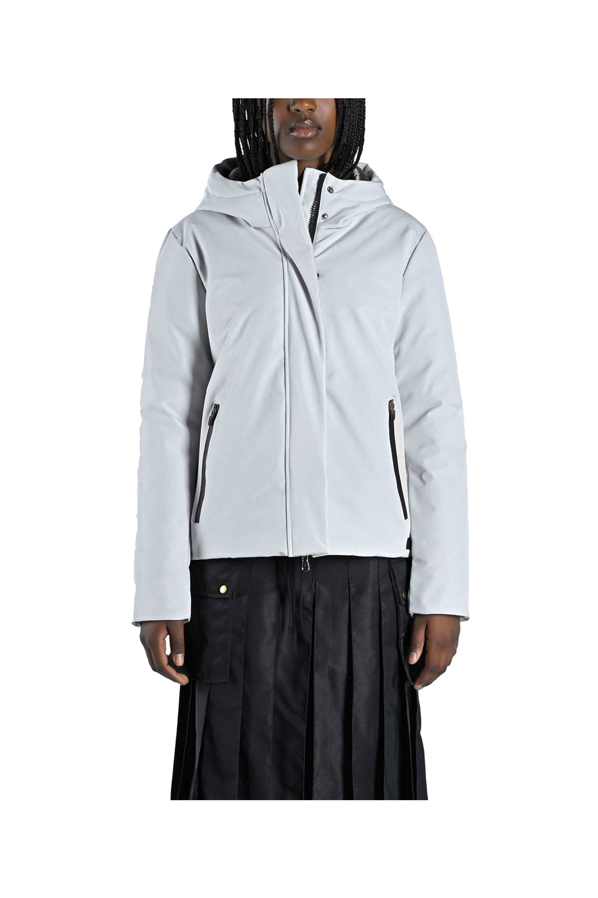 CANADIAN Giubbotto Donna Soft Zip Grigio Grigio