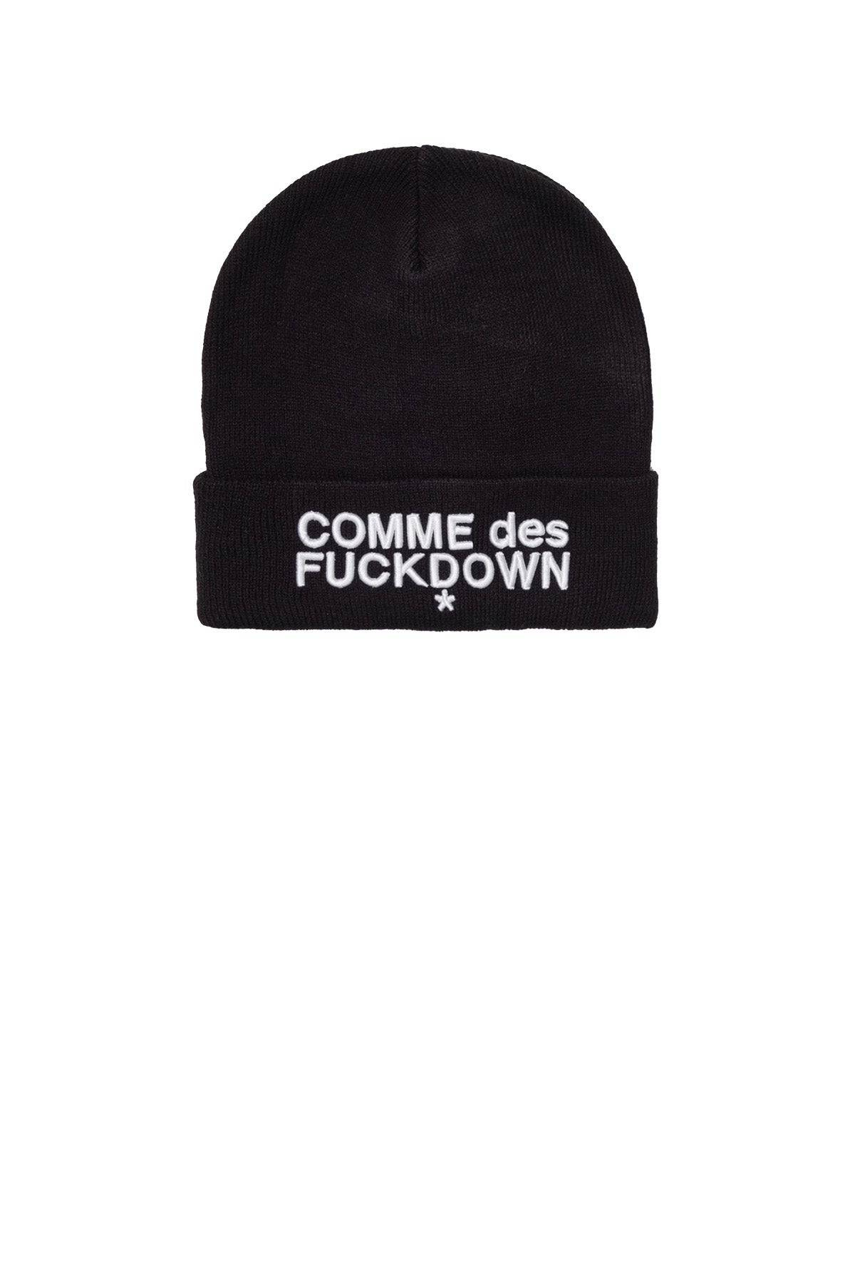 COMME DES FUCKDOWN Cappello Donna Logo Frontale A Contrasto Nero Nero