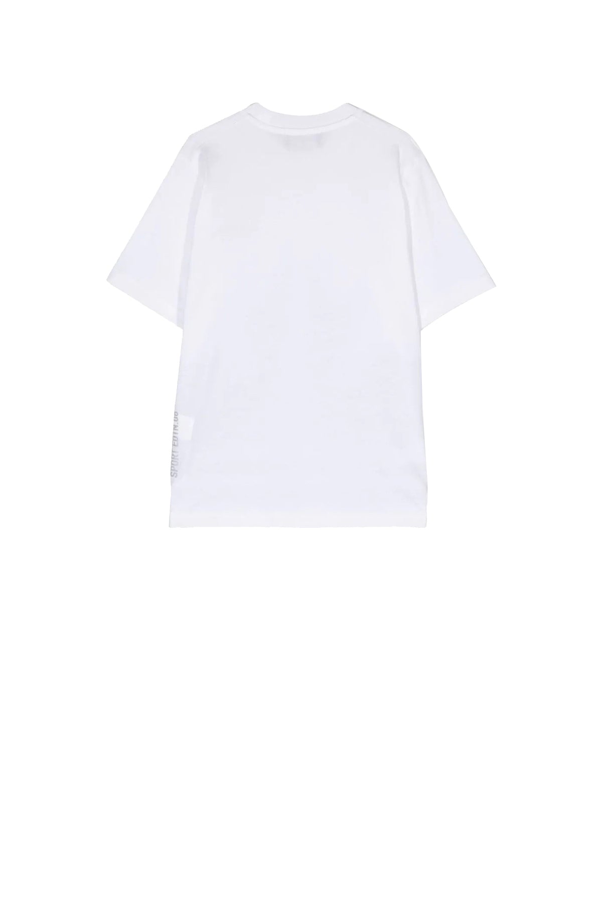 DSQUARED SPORT T-Shirt Unisex Logo Frontale Bianco Bianco