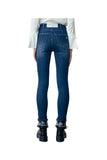 GAELLE PARIS Jeans Donna Skinny In Denim Blu BLU scuro