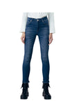 GAELLE PARIS Jeans Donna Skinny In Denim Blu BLU scuro