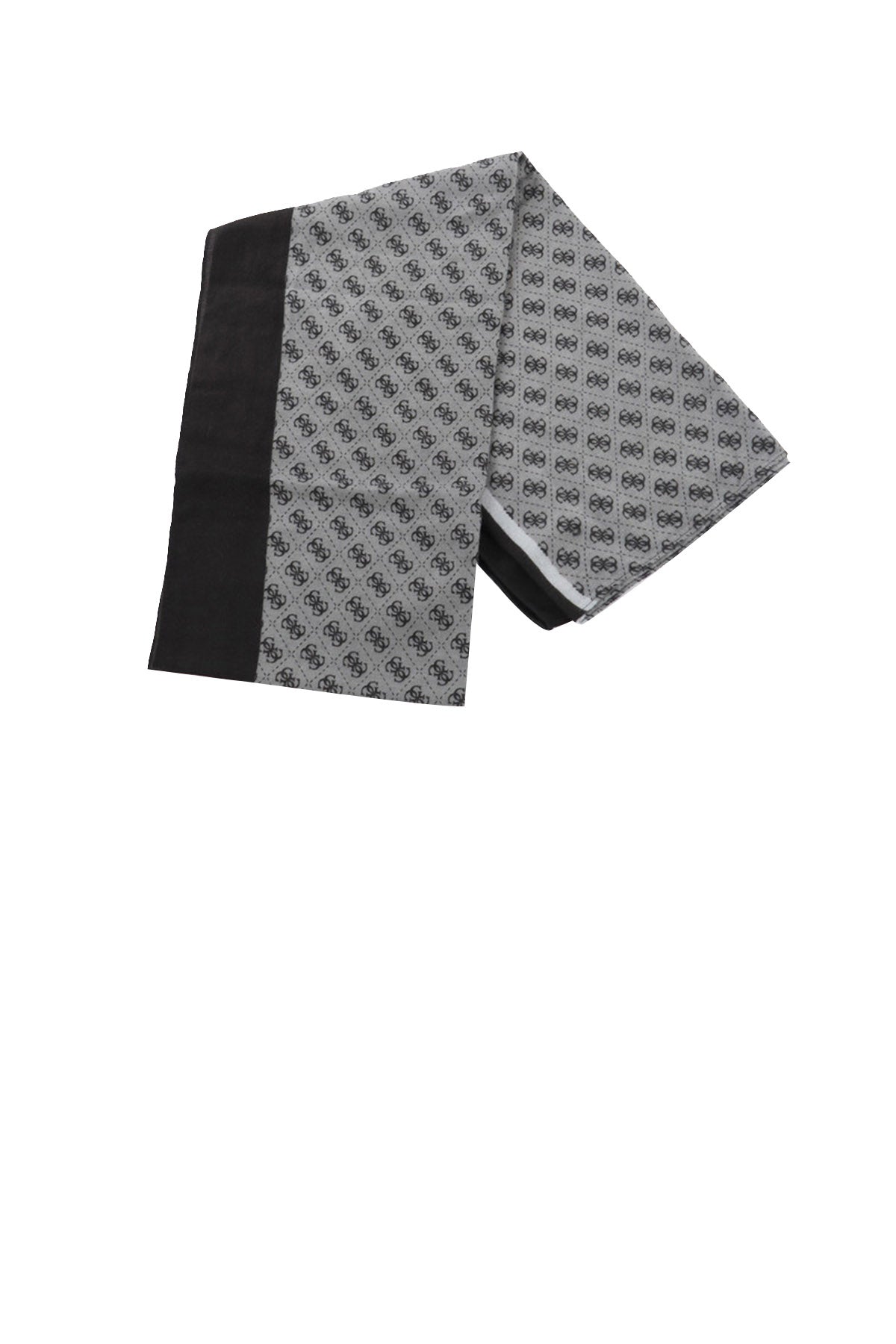 GUESS 2 USCITA Foulard Uomo Con Stampa Monogramma Nero Nero