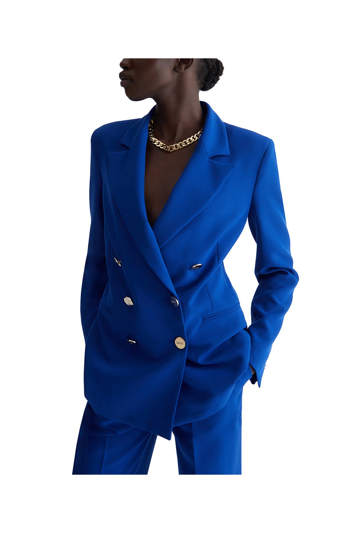 LIU.JO BLACK Blazer Doppiopetto Donna Blu Blu