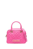 MOSCHINO COLLECTION Borsa A Mano Logo Frontale In Metallo Donna Fuxia FUXIA