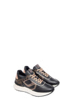 NERO GIARDINI Sneakers Donna In Pelle Nero Nero