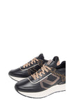NERO GIARDINI Sneakers Donna In Pelle Nero Nero