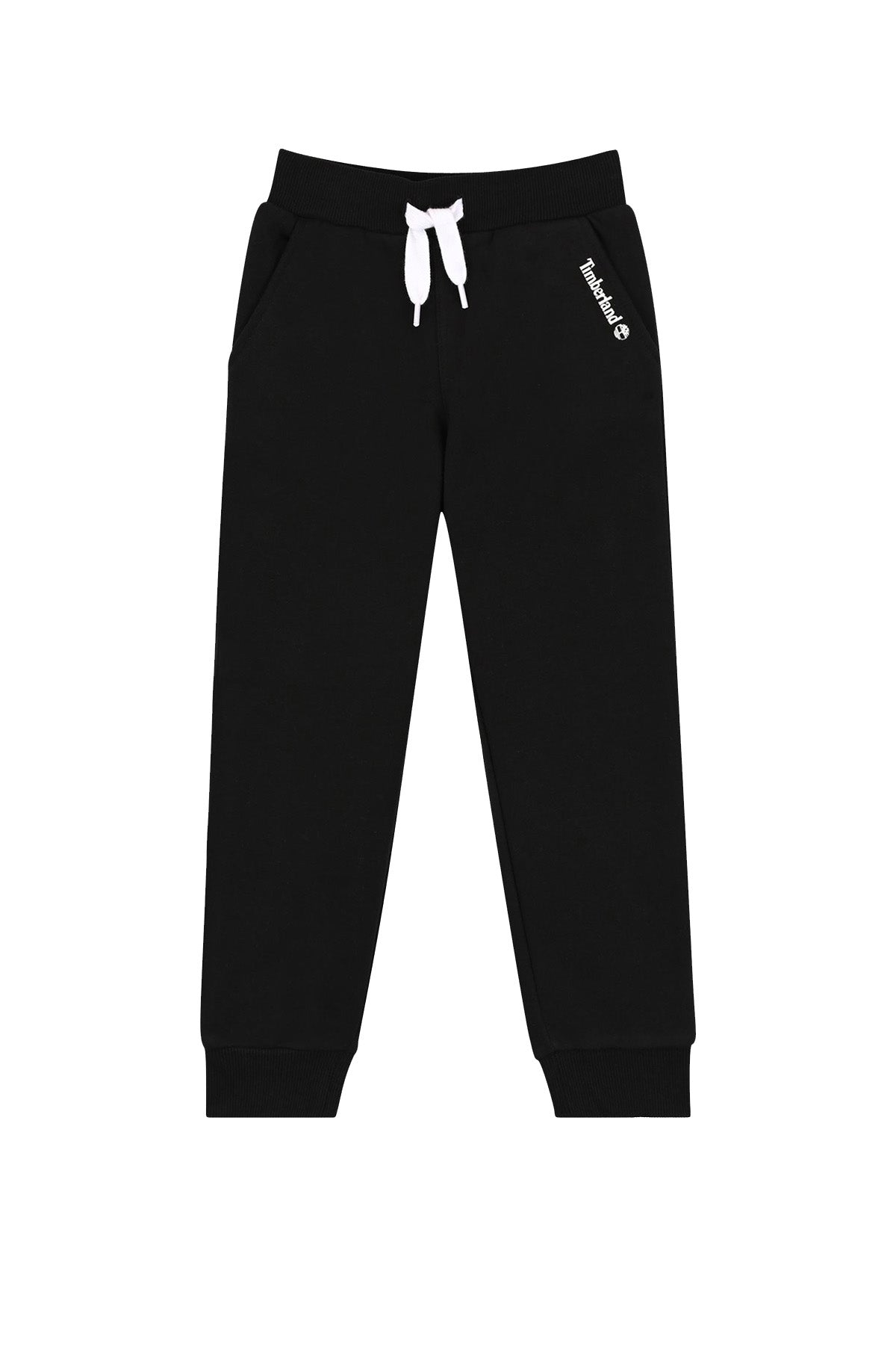 TIMBERLAND Pantatuta Jogging Logo Frontale Bambino Nero Nero