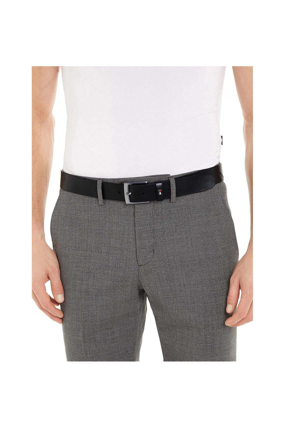 TOMMY HILFIGER 1USCITA Cintura Adan 3.5 Uomo Nero Nero