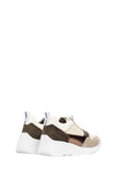 WONDERS Sneakers Donna In Pelle Crema TAUPE