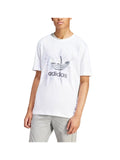 ADIDAS Adidas T-Shirt Uomo Bianco/nero - Bianco Bianco/nero