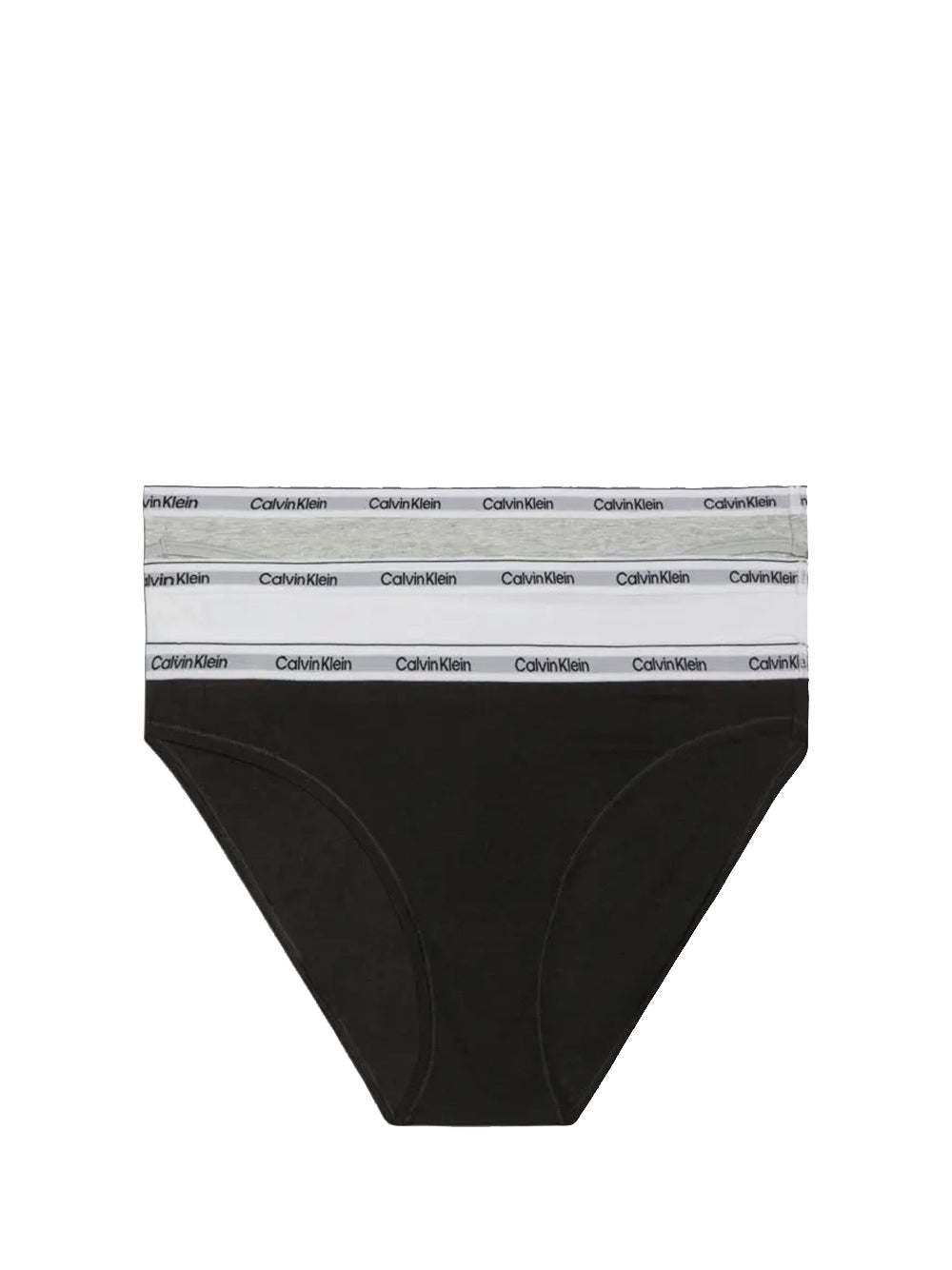 CALVIN UNDERWEAR Calvin Klein Slip Donna Nero/bianco/grigio - Multicolore Nero/bianco/grigio