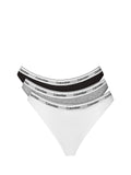 CALVIN UNDERWEAR Calvin Klein Slip Donna Nero/bianco/grigio - Multicolore Nero/bianco/grigio