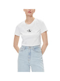 CALVIN2 1USCITA Calvin Klein T-Shirt Donna Bianco Bianco