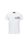 DSQUARED LOUNGE Dsquared Icon T-Shirt Bambino Bianco Bianco