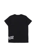 DSQUARED2 PRE Dsquared Relax T-Shirt Bambino Nero Nero