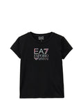 EA7 Ea7 T-Shirt Bambina Nero Nero