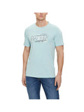 GUESS 1 USCITA Guess T-Shirt Uomo Acqua - Blu ACQUA