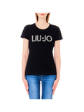 LIU.JO WHITE2 Liu Jo T-Shirt Donna Nero Nero