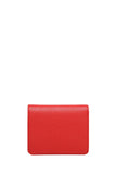 MOSCHINO PRECOLLECTION Portafoglio Donna In Similpelle Con Logo Metallico Rosso Rosso